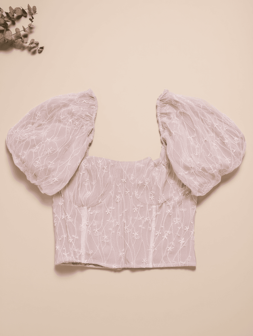Blusa Rosa Corta