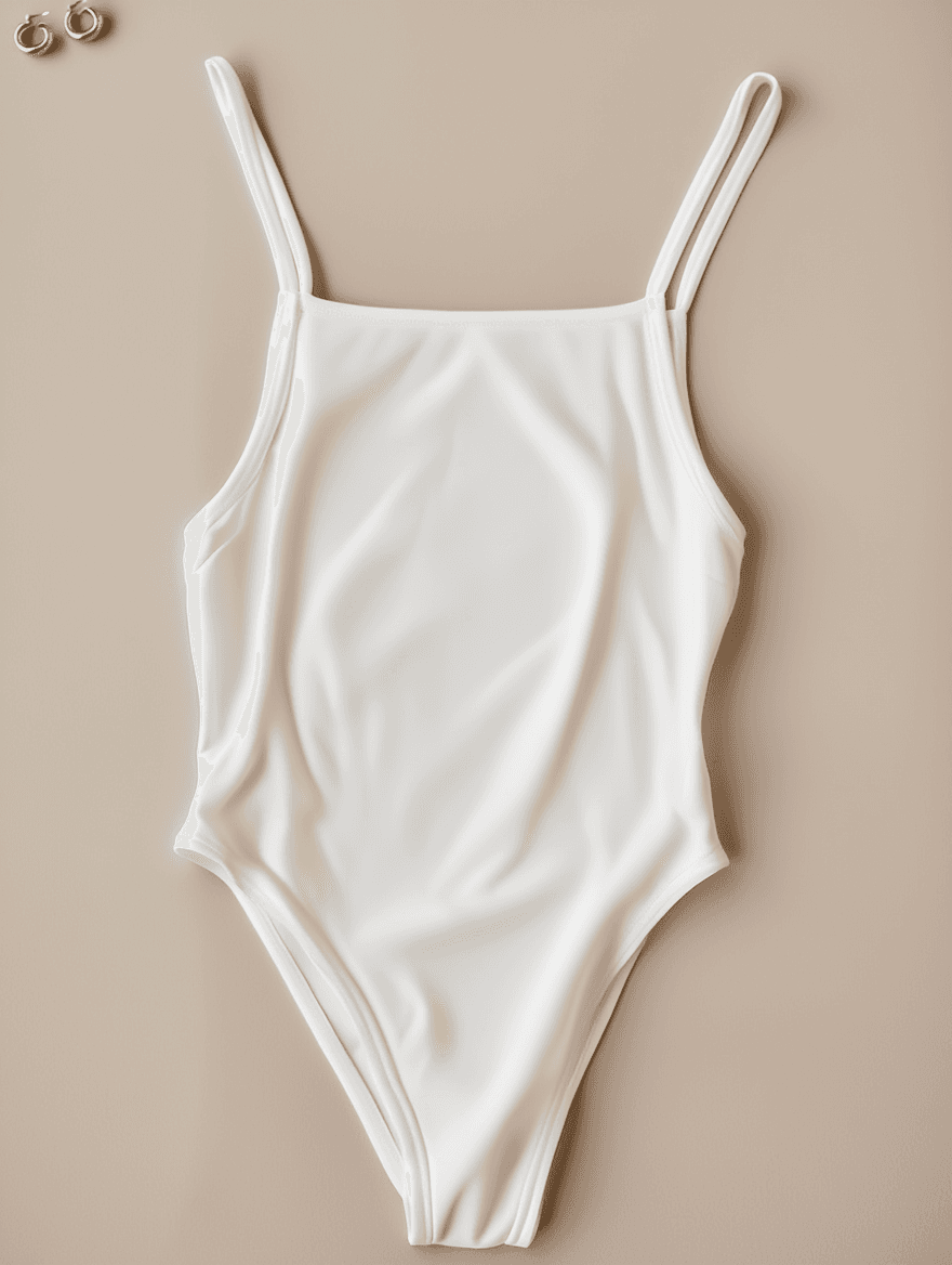 Body Blanco Acanalado con Tirantes