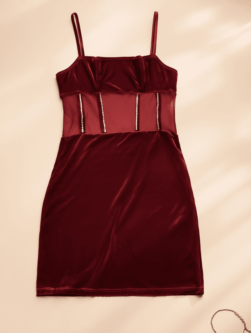 Vestido Burdeos